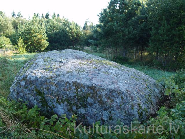 Kaķu bedrīšakmens. Foto J. Urtāns
